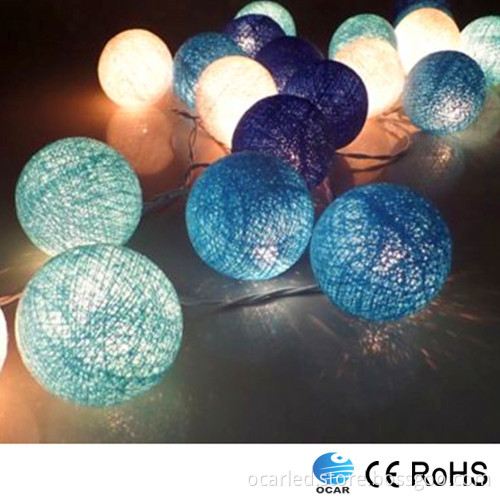 2016 new innovative products party use decorate cotton ball string light